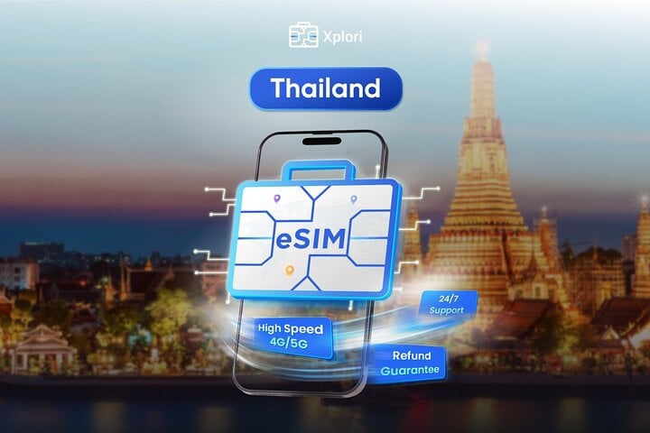 Thailand eSIM (3 to 30 days, up to 60GB)